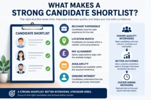 What makes a strong candidate shortlist for recruitment agencies and employers