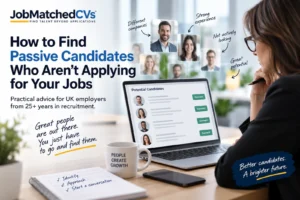 How to find passive candidates for UK employers – JobMatchedCVs